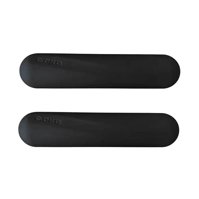 Combinație de set de gantere din silicon de culoare închisă